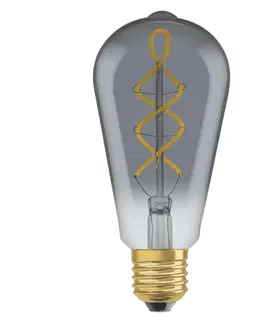 LED žárovky OSRAM LEDVANCE Vintage 1906 Edison 15 Filament 4W 818 Smoke E27 4099854091315