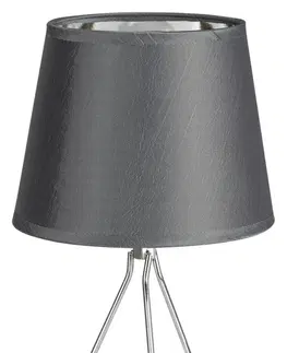 Lampy na noční stolek Rabalux stolní lampa Blanka E14 1x MAX 40W chromová 2775