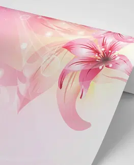 Abstraktní tapety Tapeta digitální lilie