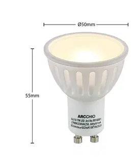 LED žárovky Arcchio Arcchio LED reflektor GU10 100° 7W 2700K sada 3 ks