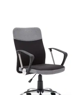 Kancelářské židle HALMAR Kancelářská židle Oxy černá/šedá