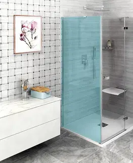 Sprchové kouty POLYSAN FORTIS sprchové dveře 1100, čiré sklo, pravé FL1011R