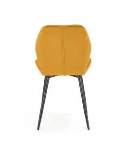 Židle HALMAR Jídelní židle K453 hořčicová