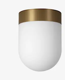LED stropní svítidla LUCIS stropní svítidlo RETRO 13,3W LED 3000K sklo mosaz opál BS19.L1.R19.74L DALI