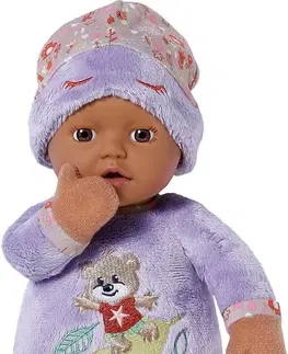 Hračky panenky ZAPF CREATION - BABY born for babies Spinkáček fialový, 30 cm