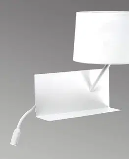 Nástěnná svítidla FARO BARCELONA Nástěnné světlo Handy s LED čtecím ramenem