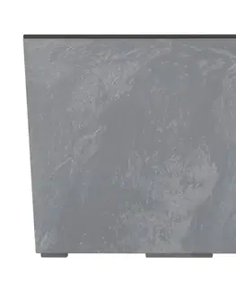 Květináče a truhlíky Prosperplast Truhlík CORBI betonový efekt marengo, varianta 39,5 cm