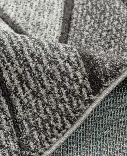 Koberce a koberečky Dywany Lusczow Kusový koberec FEEL Waves šedý, velikost 80x150