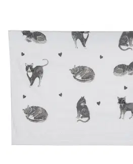 Utěrky Kuchyňský froté ručník Cats and Kittens - 40*66 cm Clayre & Eef TCAK