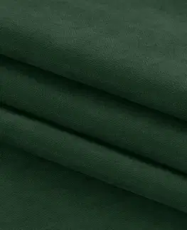 Záclony HOMEDE Závěs MILANA klasická transparentní dračí páska 10 cm s třásněmi 3 cm zelený, velikost 220x245