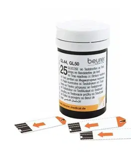 Měřiče krevního tlaku Sada testovacích proužků BEURER GL 44/GL 50/464.14