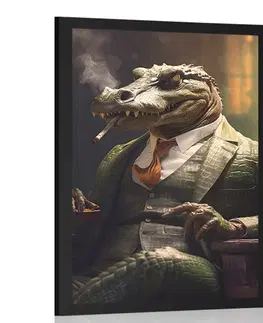 Zvířecí gangsteři Plakát zvířecí gangster krokodýl