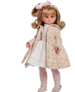 Hračky panenky BERBESA - Luxusní dětská panenka-holčička Flora 42cm