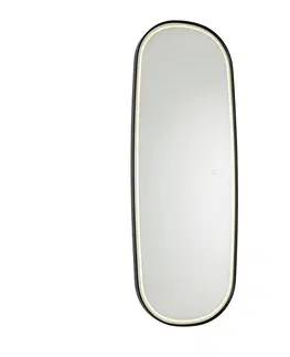 Nastenna svitidla Moderní koupelnové zrcadlo černé včetně LED a dotykového stmívače - Geraldien