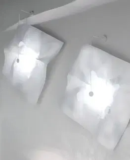 Nástěnná svítidla Knikerboker Knikerboker Crash LED nástěnné světlo bílé čtverec
