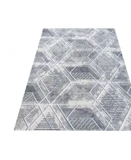 Moderní koberce Dizajnový koberec s geometrickým vzorom