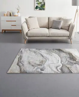 Hladce tkaný koberce Tkaný koberec Perle, 120/170cm, Béžová
