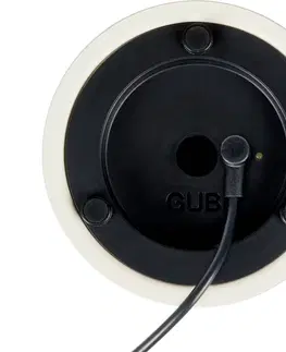 Venkovní designová světla GUBI Nabíjecí stolní lampa GUBI LED Obello, IP44, matné sklo