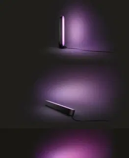 Chytré osvětlení PHILIPS HUE Hue LED White and Color Ambiance Stolní svítidlo Philips Play extension kit 78203/30/P7 černý 2200K-6500K RGB