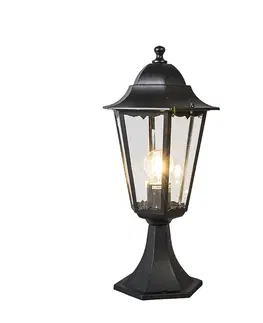 Venkovni stojaci lampy Klasická venkovní lampa podstavce černá 48 cm IP44 - New Orleans