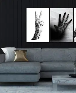 Abstraktní obrazy Obraz ženské ruce - Female Hands