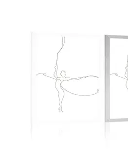 Motivy z naší dílny Plakát elegance baletky