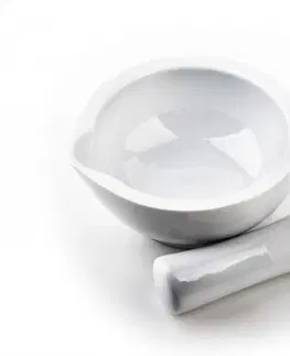 Kuchyňské náčiní Mondex Porcelánový hmoždíř BASIC II bílý