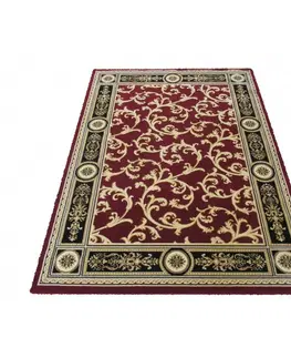 Vintage koberce Kvalitní vintage koberec v červené barvě