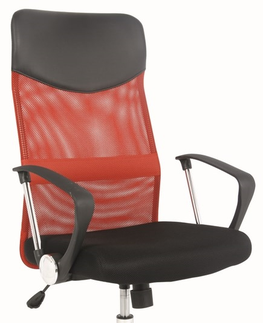 Kancelářské židle Kancelářské křeslo GORICA, červená/černá