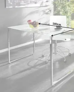 Psací stoly LuxD Kancelářský stůl Atelier bílý