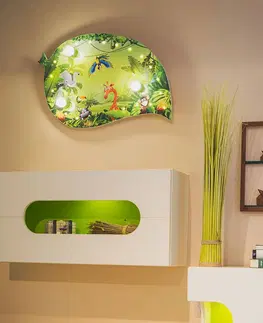 Nástěnná svítidla Elobra Dětské nástěnné světlo Wildnis, LED efekty