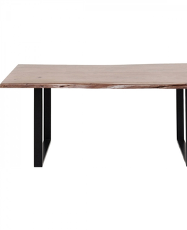 Stoly z masivu KARE Design Stůl Harmony Walnut 160×80 cm - černý