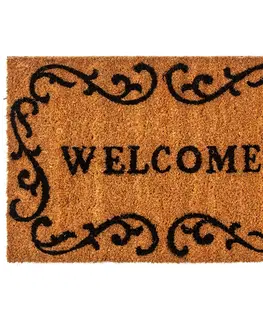 Koberce a koberečky Home Elements Kokosová rohožka Welcome frame, 40 x 60 cm
