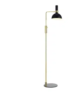 Lampy Markslöjd Markslöjd 106972 - Stmívatelná stojací lampa LARRY 1xE27/60W/230V černá/zlatá 