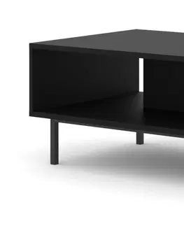 Konferenční stolky ARTBm Konferenční stolek RAVENNA B 90 | černá matná Provedení: Černý mat / černá podnož
