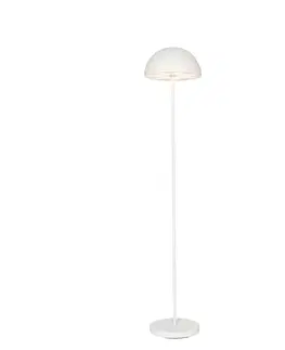 Venkovni stojaci lampy Venkovní stojací lampa bílá dobíjecí 3-krokově stmívatelná - Keira