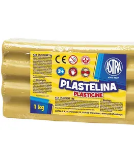 Hračky ASTRA - Plastelína 1kg hnědobéžová, 303111020