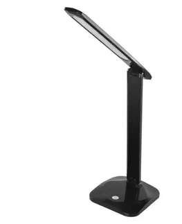 Stolní lampy do kanceláře EMOS LED stolní lampa CHASE, černá Z7619B
