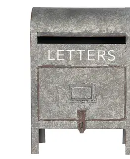 Poštovní schránky Dekorační poštovní schránka na nožičkách Letters - 28*16*40 cm Clayre & Eef 6Y4220