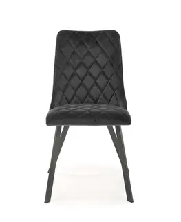 Židle HALMAR Designová židle K450 černá