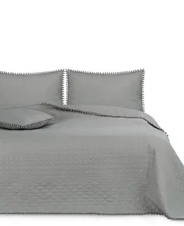 Přikrývky AmeliaHome Přehoz na postel Meadore šedá, 220 x 240 cm