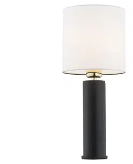 Lampy Argon Argon 4233 - Stolní lampa ALMADA 1xE27/15W/230V černá/bílá 