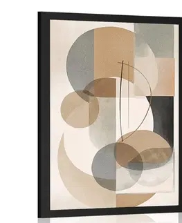 Abstraktní tvary Plakát abstraktní tvary No9
