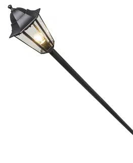 Venkovni lucerny Klasické stojací venkovní svítidlo černé 170 cm IP44 - New Orleans