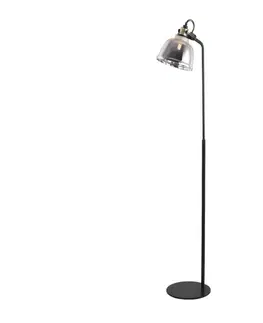 Lampy    107001 - Stojací lampa ASGARD 1xE27/11W/230V šedá/černá/zlatá 