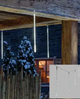 LED sněžení Xmas King XmasKing LED sněžení 10 trubic 50cm x 10m, studená bílá