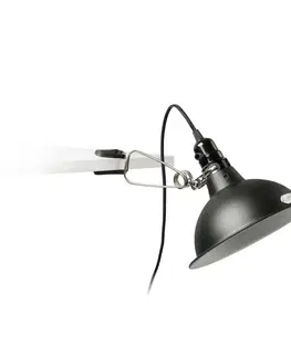 Designové stolní lampy FARO PEPPER černá stolní lampa s klipem