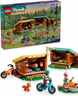 Hračky LEGO LEGO - Friends 42624 Útulné chatky na dobrodružném táboře