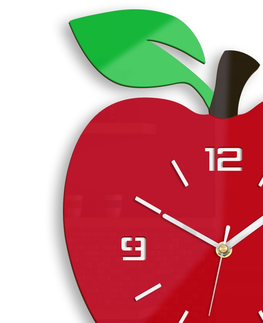 Hodiny ModernClock Nástěnné hodiny Apple červené