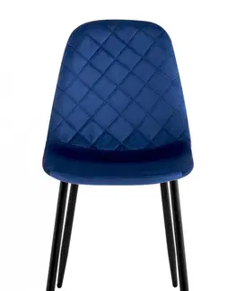 Židle TZB Čalouněná designová židle ForChair III modrá